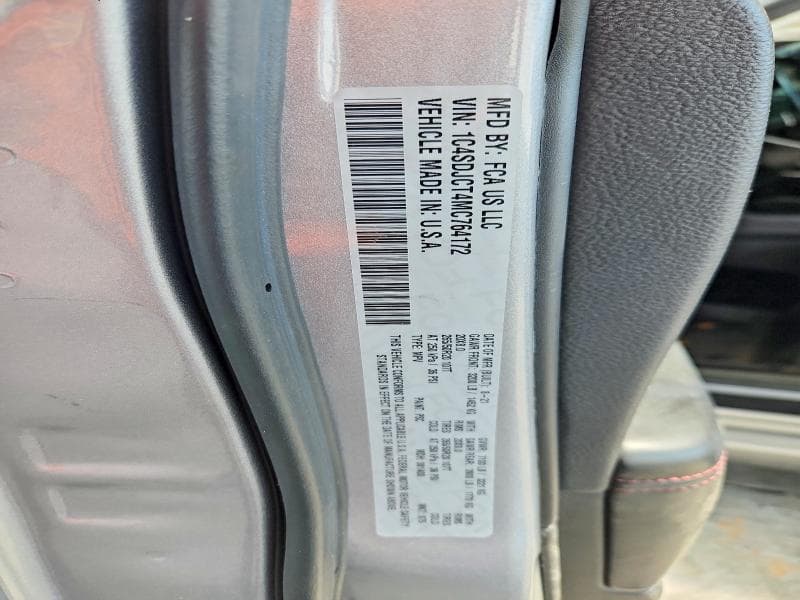 2021 DODGE DURANGO R/T 12