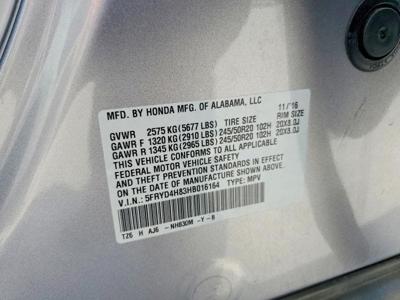 2017 ACURA MDX ADVANCE 13