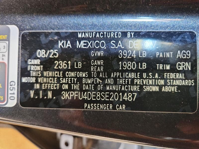 2025 KIA K4 EX 13