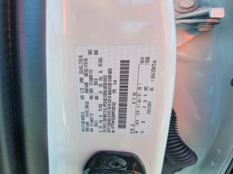 2023 FORD F150 SUPERCREW 12