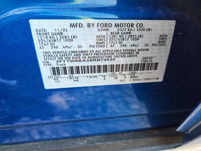 2025 FORD MAVERICK XL 12