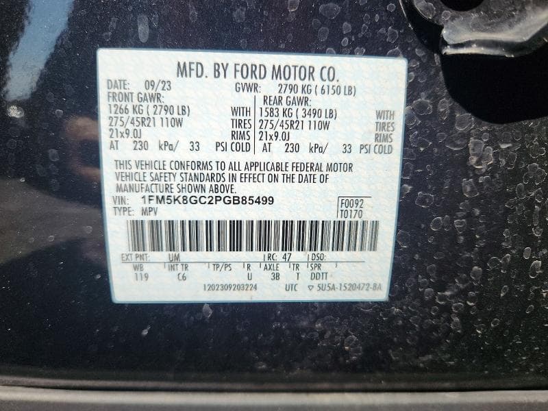 2023 FORD EXPLORER ST 13