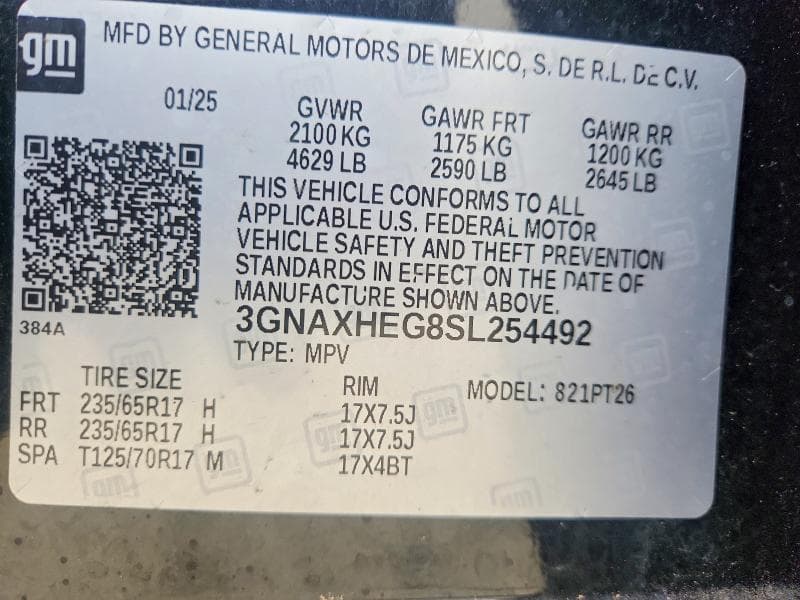 2025 CHEVROLET EQUINOX LT 13
