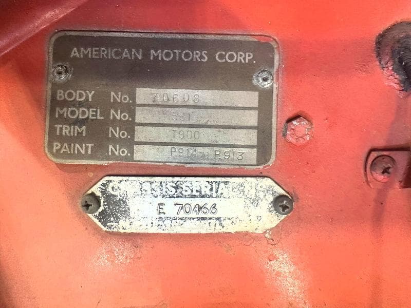 1960 NASH METROPOLITAN 12