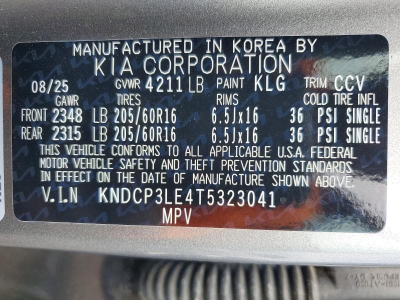 2026 KIA NIRO LX 14