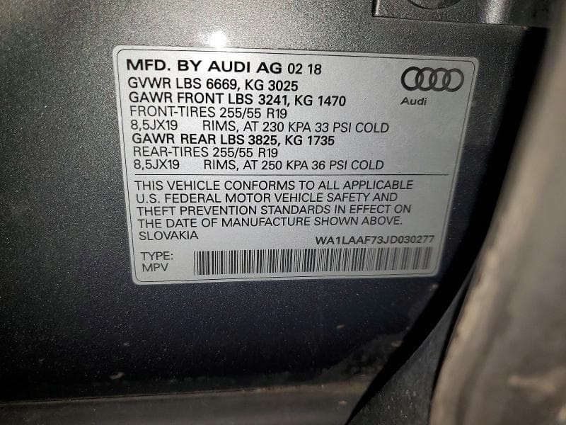 2018 AUDI Q7 PREMIUM PLUS 13