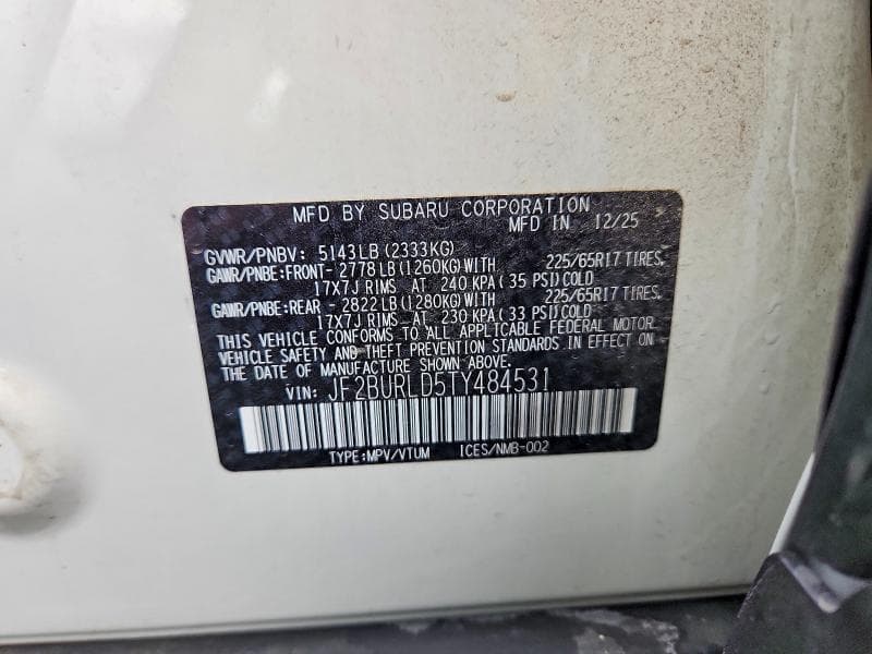 2026 SUBARU OUTBACK WILDERNESS 13