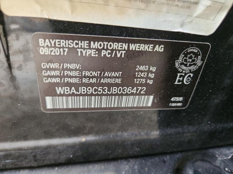 2018 BMW M550XI 12
