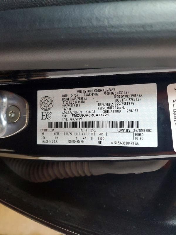 2024 FORD ESCAPE PLATINUM 13