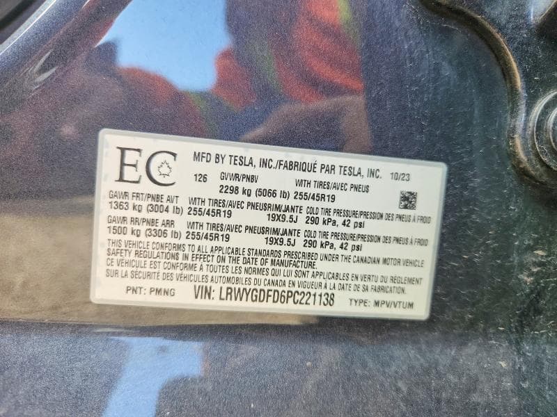 2023 TESLA MODEL Y 12