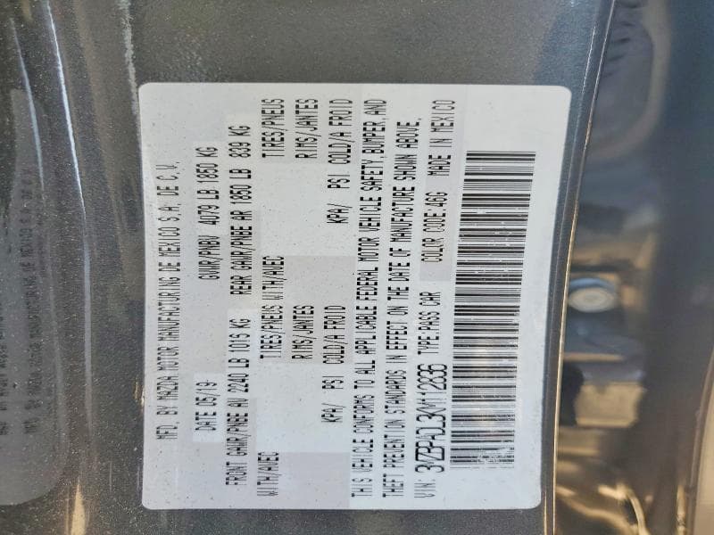 2019 MAZDA 3 PREFERRED 13