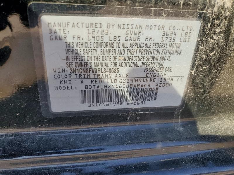 2024 NISSAN VERSA SR 13