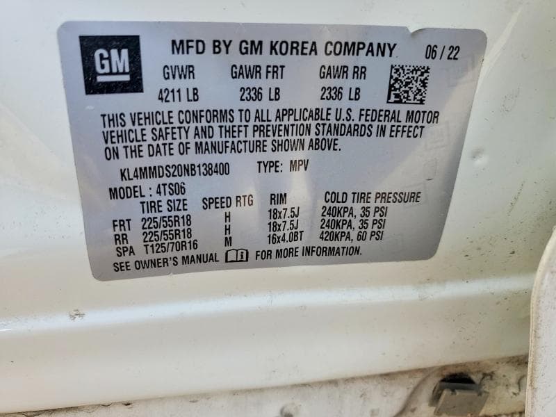 2022 BUICK ENCORE GX SELECT 13