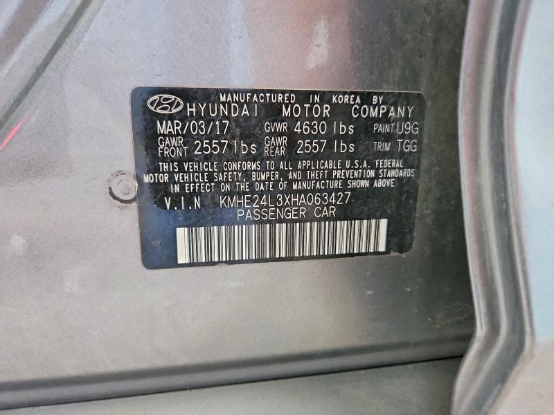 2017 HYUNDAI SONATA HYBRID SE 12