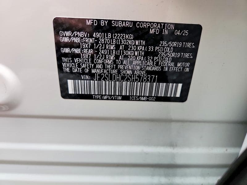 2025 SUBARU FORESTER SPORT 14