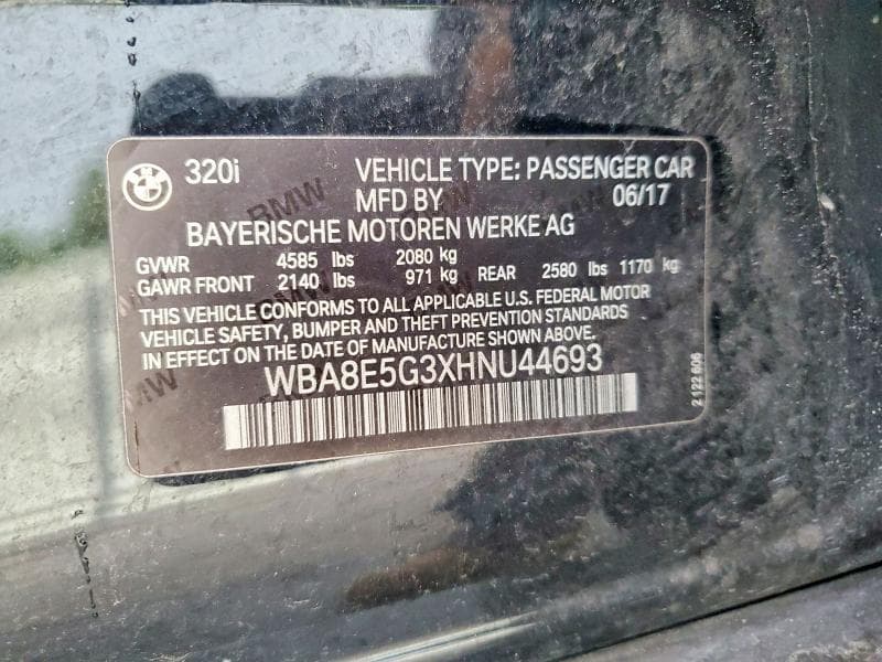 2017 BMW 320 XI 12