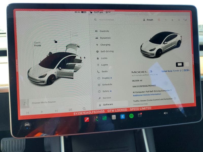 2020 TESLA MODEL 3 9