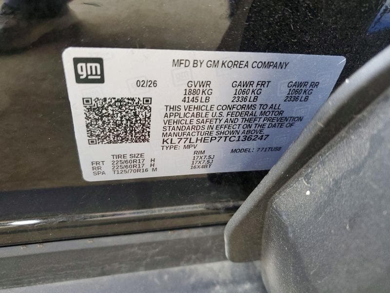 2026 CHEVROLET TRAX 1LT 12