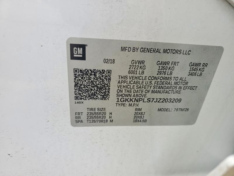 2018 GMC ACADIA DENALI 13