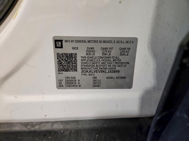 2019 GMC TERRAIN SLT 13