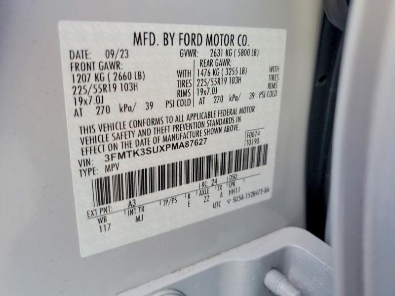 2023 FORD MUSTANG MACH-E PREMIUM 12
