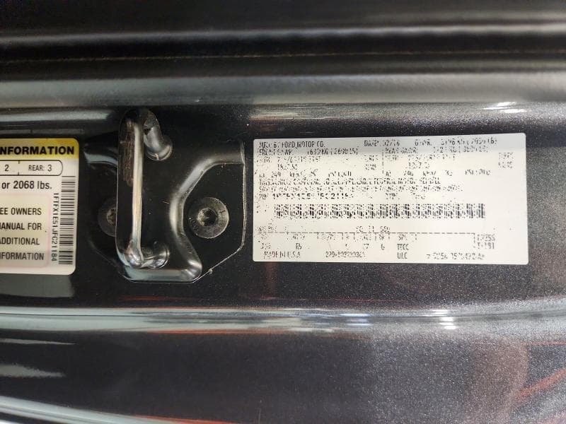 2018 FORD F150 SUPER CAB 12