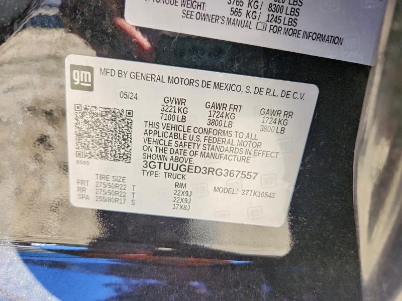 2024 GMC SIERRA K1500 DENALI 12