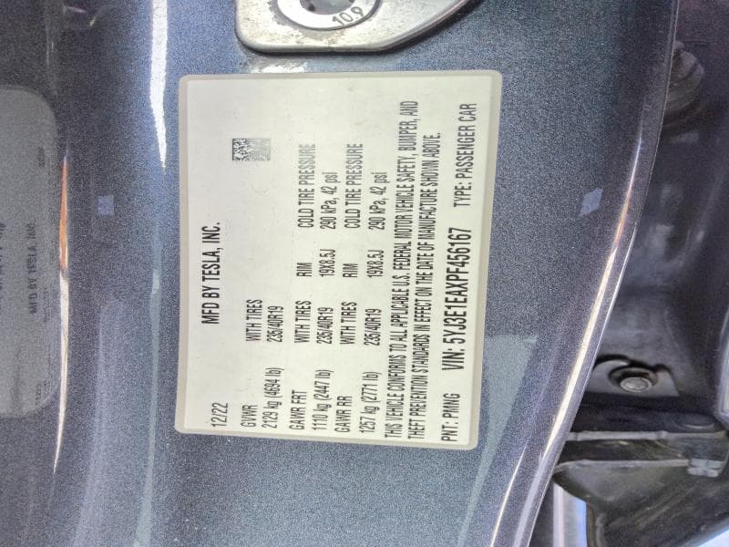2023 TESLA MODEL 3 13