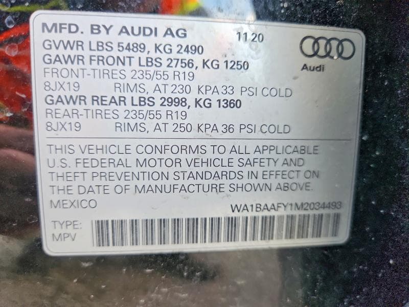 2021 AUDI Q5 PREMIUM PLUS 13