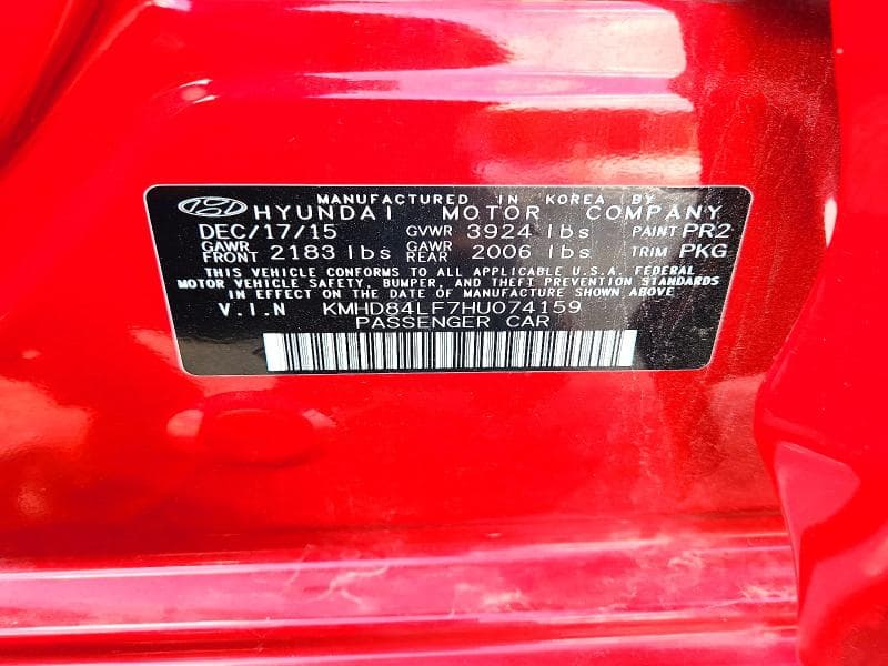 2017 HYUNDAI ELANTRA SE 12