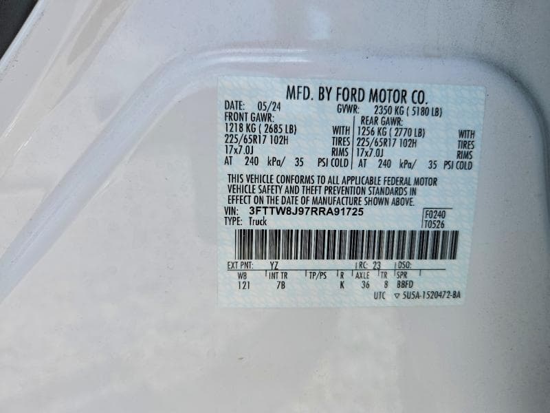 2024 FORD MAVERICK XLT 13