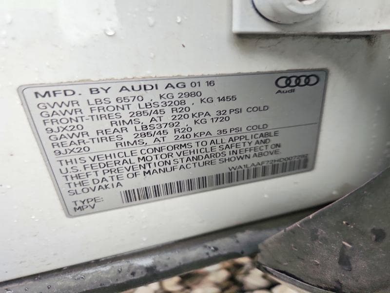 2017 AUDI Q7 PREMIUM PLUS 13