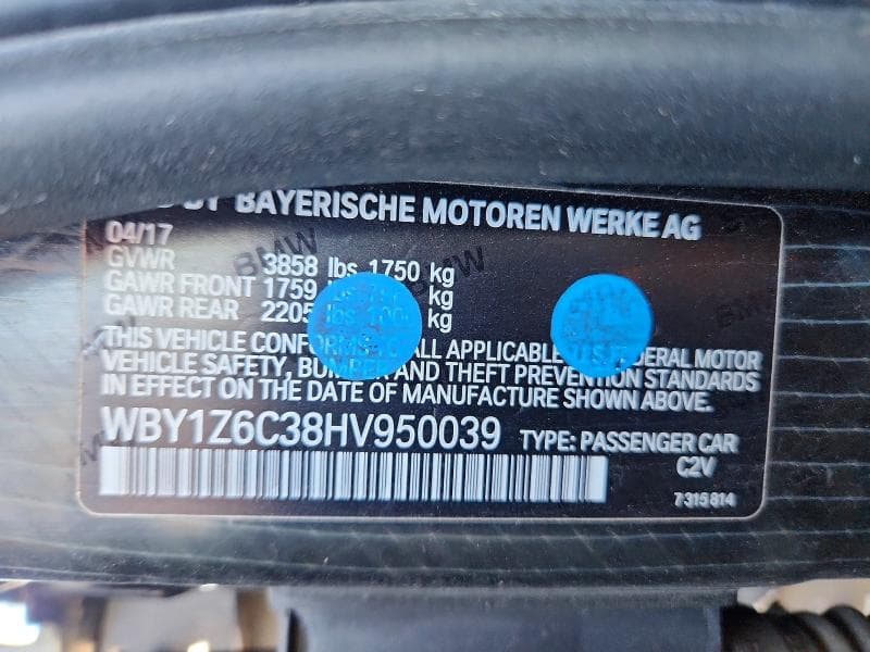 2017 BMW I3 BEV 12