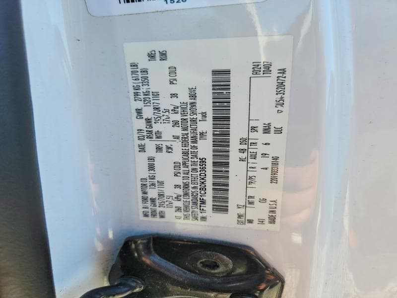 2019 FORD F150 12