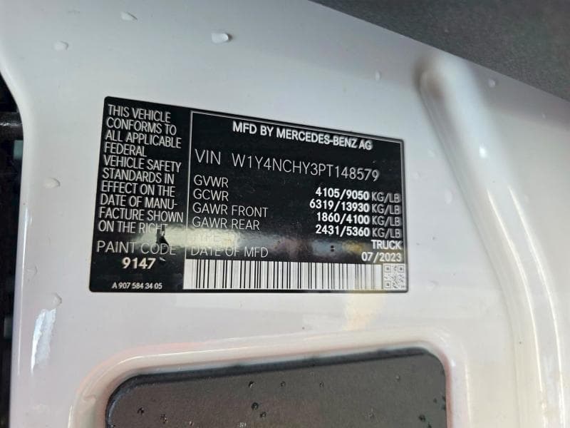 2023 MERCEDES-BENZ SPRINTER 2500 10