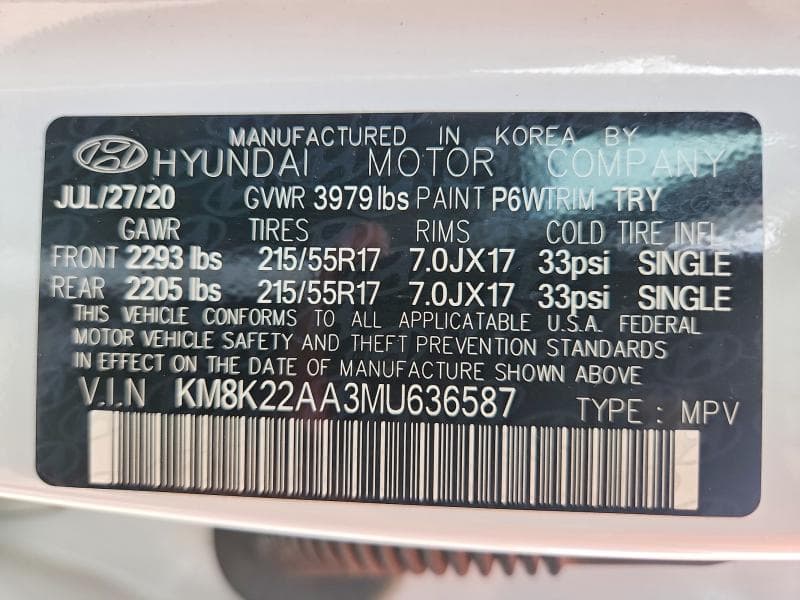 2021 HYUNDAI KONA SEL 13