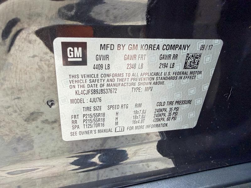 2018 BUICK ENCORE PREFERRED II 10