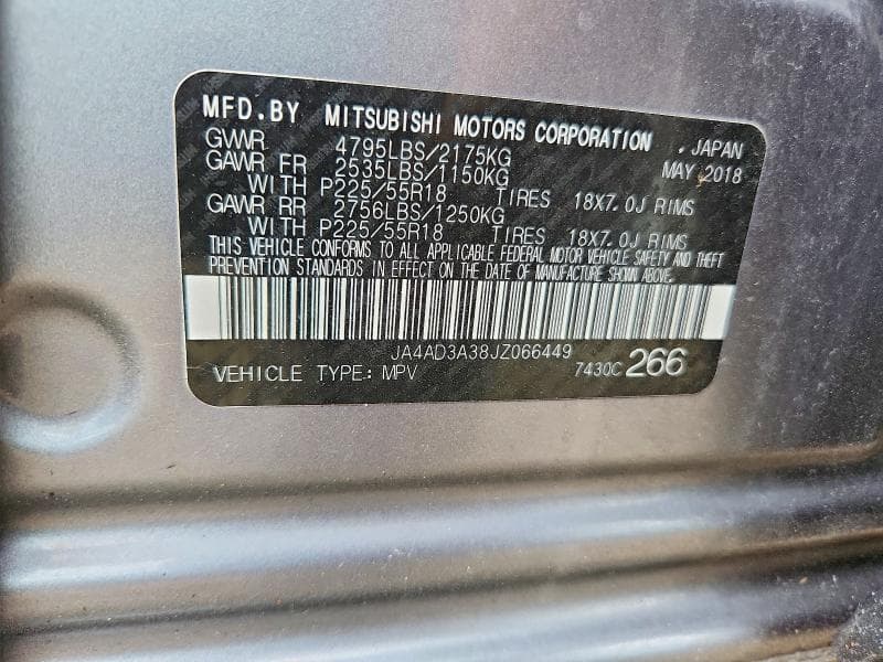 2018 MITSUBISHI OUTLANDER SE 13