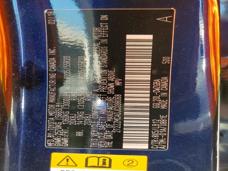 2018 LEXUS RX 350 BASE 13