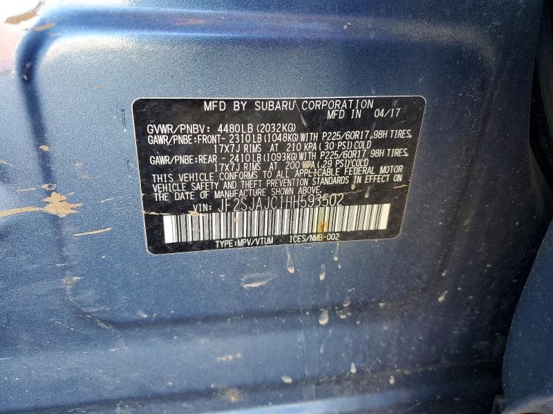 2017 SUBARU FORESTER 2.5I LIMITED 13