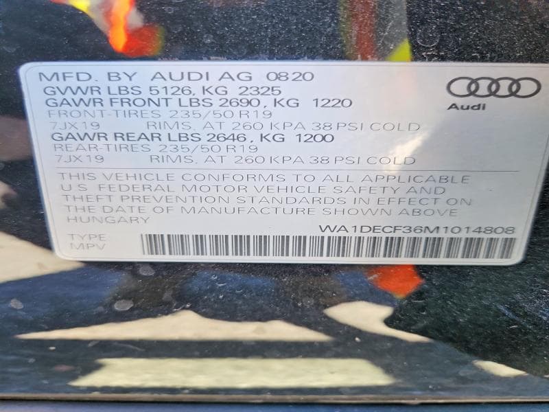 2021 AUDI Q3 PREMIUM S LINE 45 14