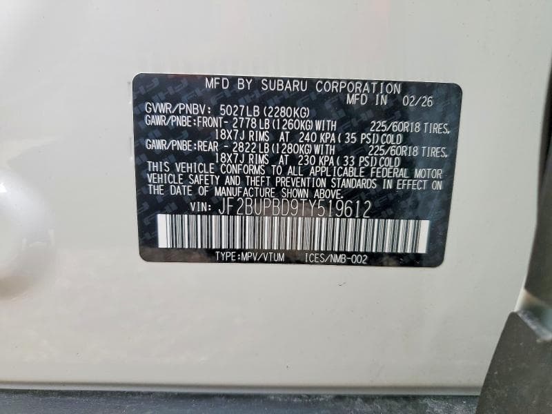 2026 SUBARU OUTBACK PREMIUM 13