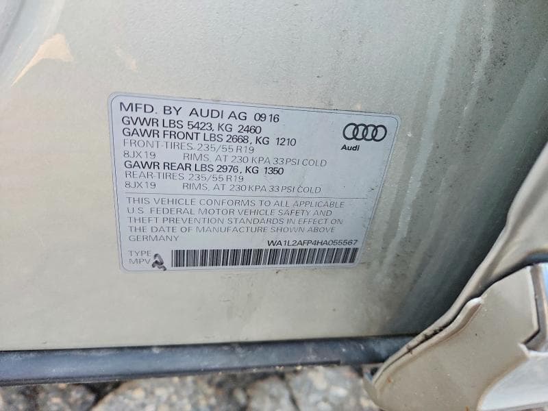 2017 AUDI Q5 PREMIUM PLUS 13