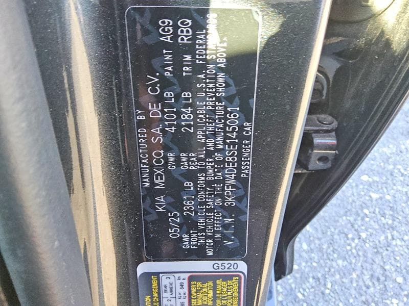2025 KIA K4 GT LINE 12