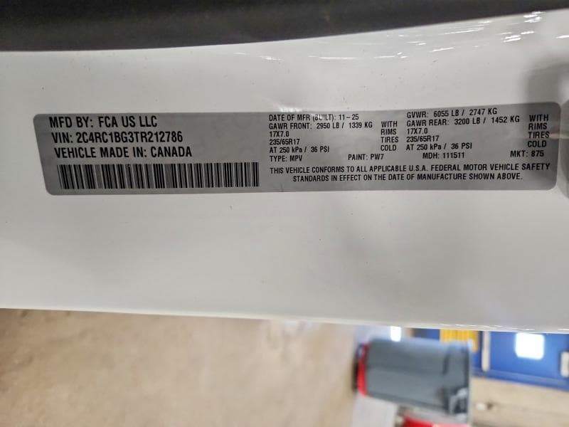 2026 CHRYSLER PACIFICA SELECT 14