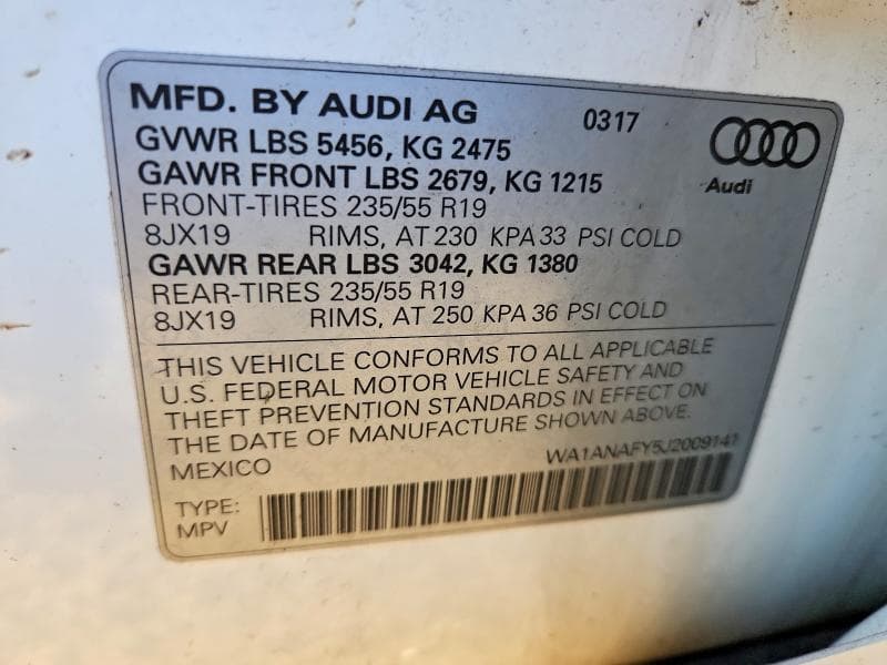 2018 AUDI Q5 PREMIUM 13