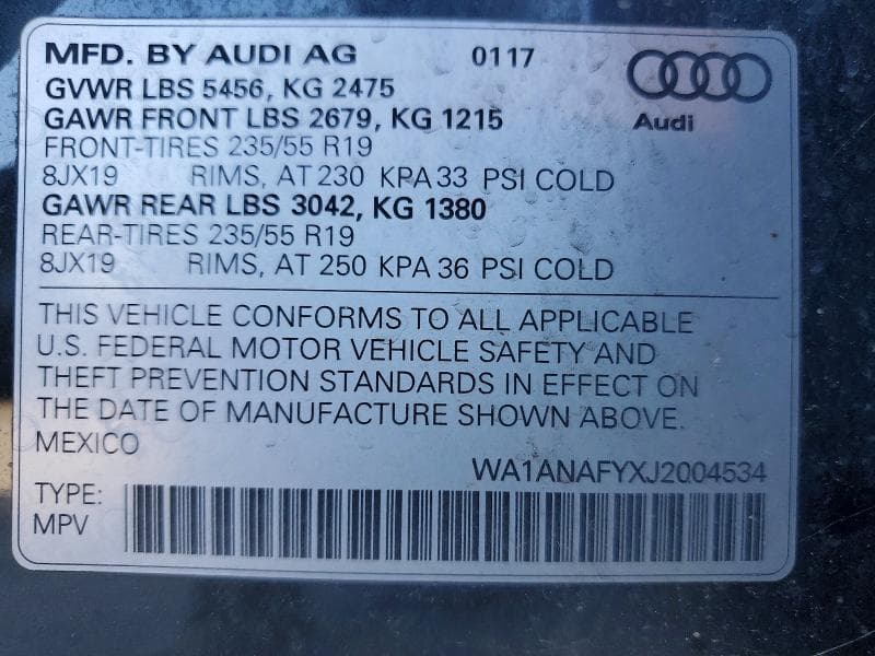 2018 AUDI Q5 PREMIUM 13