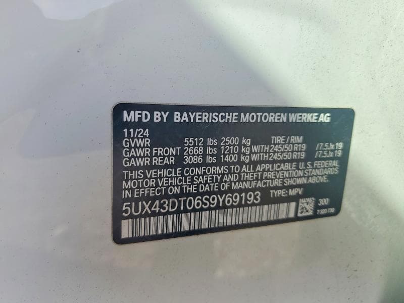 2025 BMW X4 M40I 12