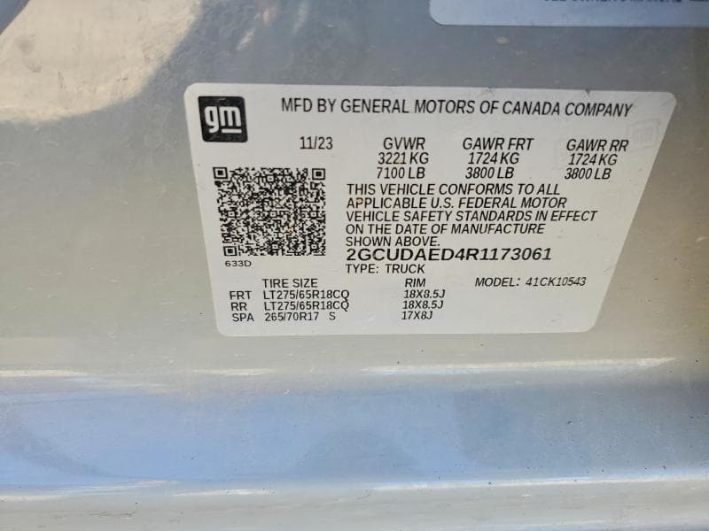 2024 CHEVROLET SILVERADO K1500 13