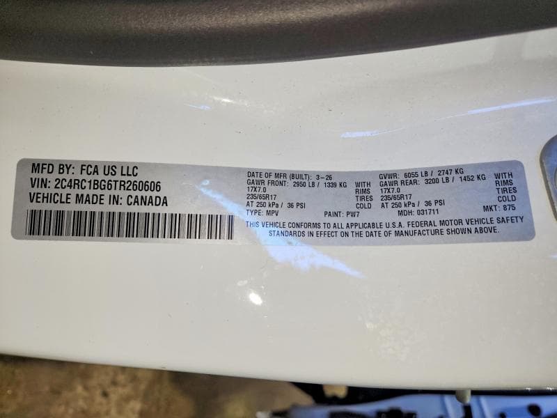 2026 CHRYSLER PACIFICA SELECT 13